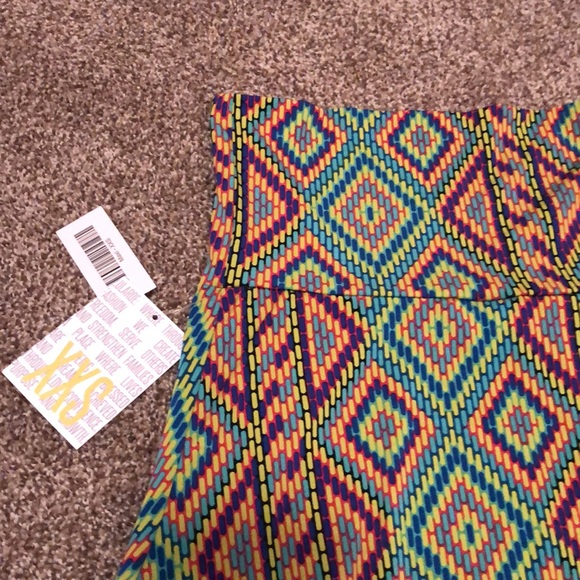 Lularoe Multicolored Maxi Skirt XXS NWT - Picture 2 of 5